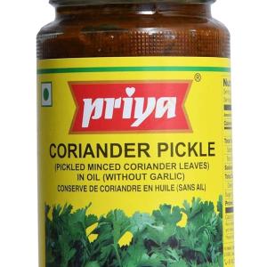PRIYA CORIANDER PICKLE WITH GARLIC 300G