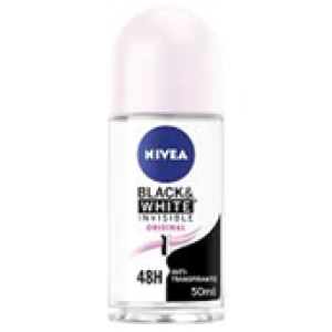 NIVEA ROLL ON BLACK & WHITE INVISIBLE WOMAN 50 ML