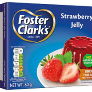 FOSTER CLARK  STRAWBERRY JELLY 85G