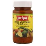 PRIYA MIXED VEGETABLE PICKLE WITH GARLIC 300G