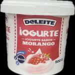 DELEITE FRESH YOGURT STRAWBERRY BUCKET 500G